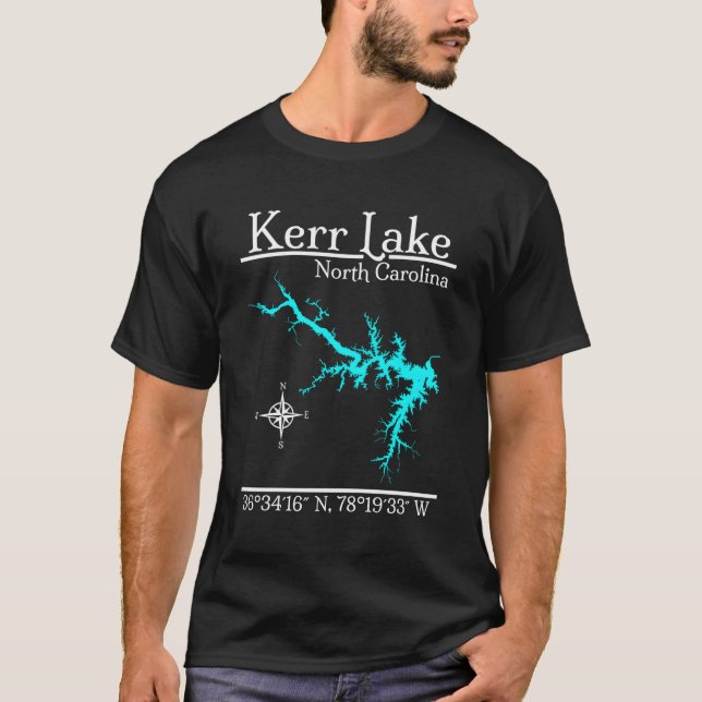 Camiseta Kerr Lake Carolina do Norte (Frente)