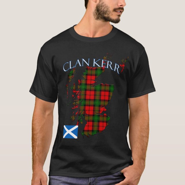 Camiseta Kerr Scottish Clan Tartan Scotland (Frente)