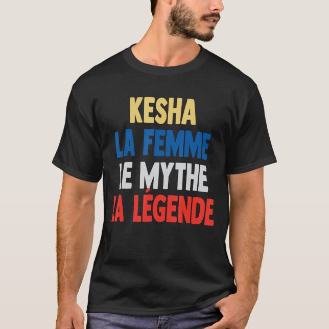 Camiseta Kesha La Femme O Mito A Lenda de Kesha (Frente)