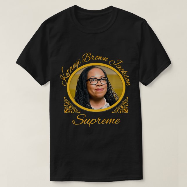Camiseta Ketanji Brown Jackson Comemorativo Supremo (Frente do Design)