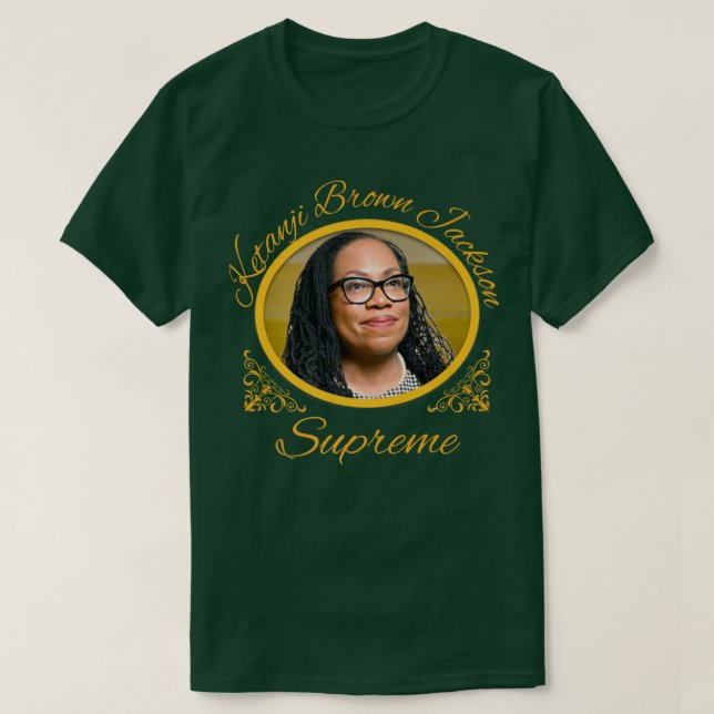 Camiseta Ketanji Brown Jackson Comemorativo Supremo (Frente do Design)