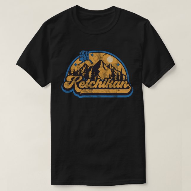 Camiseta Ketchikan, Alasca (Frente do Design)