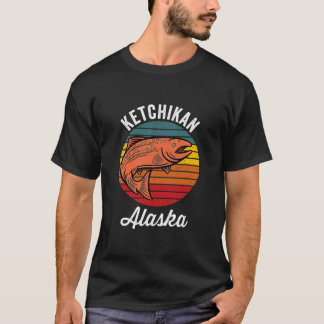Camiseta Ketchikan Alaska Salmon Fishing 