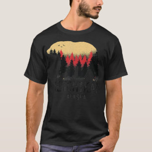 Camiseta Ketchikan Alaska Vintage Grizzly Bear Nature Souve