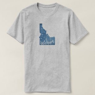 Camiseta Ketchum Idaho Wood Grain