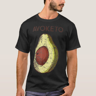 Camiseta Keto Diet Avoketo Avocado Gift Dark