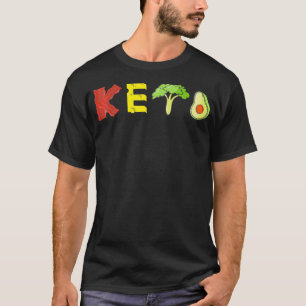 Camiseta Keto Diet Ideas Ketones Bacon Saudável Men