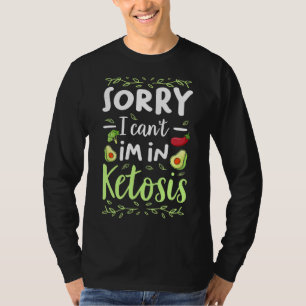 Camiseta Keto Diet Men Ketose Dietética Mulheres 3