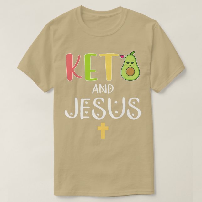 Camiseta Keto e Jesus (Frente do Design)