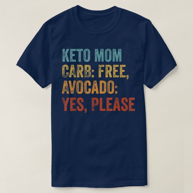 Camiseta Keto Mãe (Frente do Design)