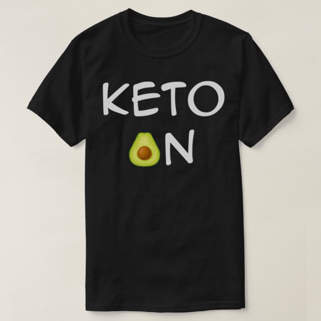 Camiseta Keto no Avocado Lover (Frente do Design)