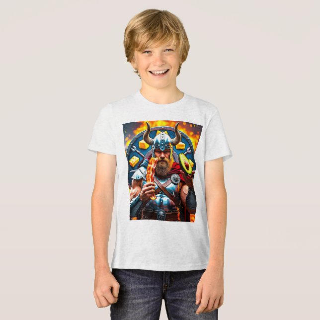 Camiseta Keto Warrior 🥓 🔥 - Combustível Sua Força com Gor (Frente Completa)