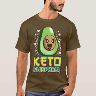 Camiseta Keto Whisperer Cute Kawai Keto Ventiladores do Est