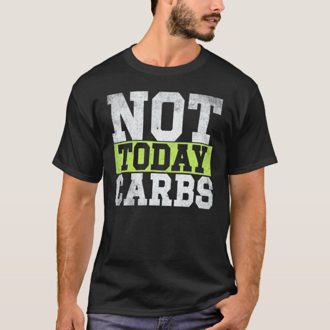 Camiseta Ketose Hoje Não Carbs Avocado Keto Estilo De Vida (Frente)