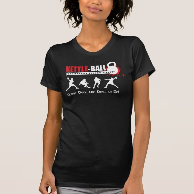 Camiseta Kettle Ball: Malhação funcional insensível - V4 (Frente)