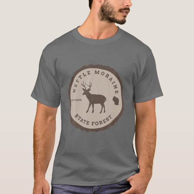 Camiseta Kettle Moraine State Forest Wisconsin WI Outdoors (Frente)