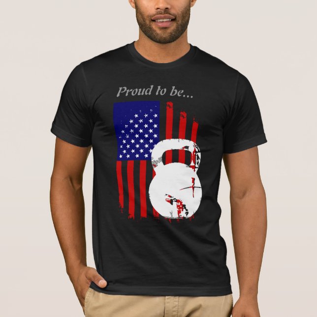 Camiseta Kettlebell Partriot (Frente)