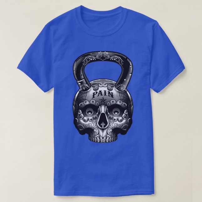 Camiseta Kettlebell Skull (Frente do Design)