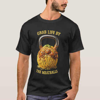 Camiseta Kettlebell Workout Gym Agarra A Vida Pelas Almônde