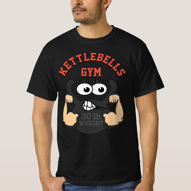 Camiseta Kettlebells Gym Workout (Frente)