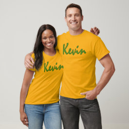 Camiseta Kevin (azul a preto)
