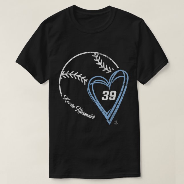 Camiseta Kevin Kiermaier Baseball Heart Gameday (Frente do Design)