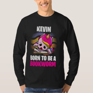 Camiseta Kevin Nascer De Ser Um Bookworm Personalizado