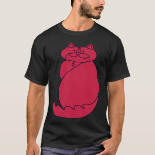 Camiseta Kevin o Gato na Viva Magenta Cor do Ano 20