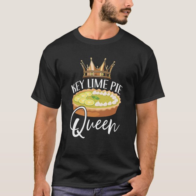 Camiseta Key Lime Pie Queen Florida Dessert Key Lime Pie Ba (Frente)