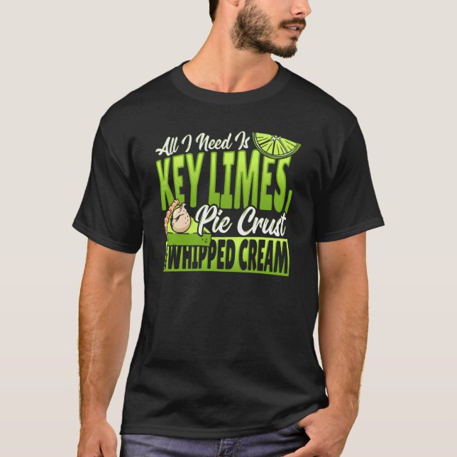 Camiseta Key Limes Pie Crust (Frente)