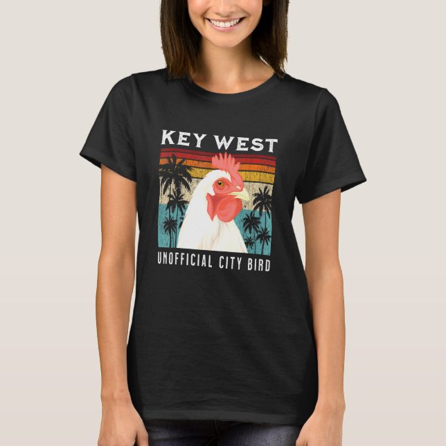 Camiseta Key West Flórida City Bird Souvenir (Frente)