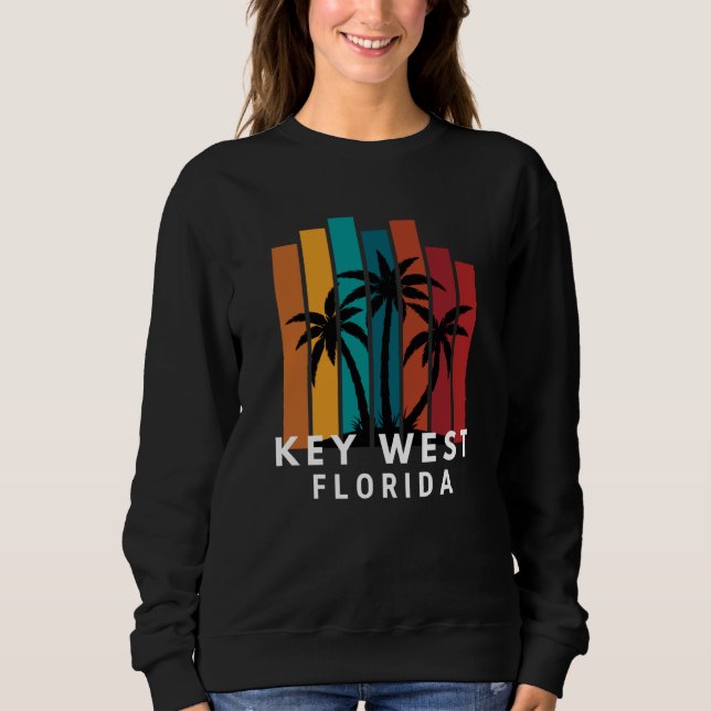 Camiseta Key West Florida Family Vacation Beach Tropical (Frente)
