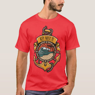 Camiseta Key West Florida Keys Barco Fisheries Beac