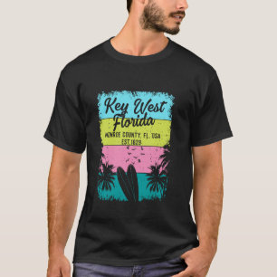 Camiseta Key West Florida Keys FL Souvenirs Oferece Homens