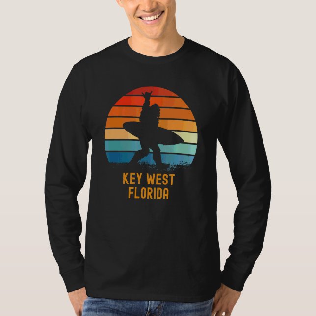 Camiseta Key West Florida Sasquatch Souvenir (Frente)