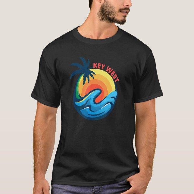 Camiseta Key West Florida Vacation Viagem Beach (Frente)