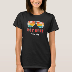 Camiseta Key West Florida Vintage 70s Retro Throwback Sungl