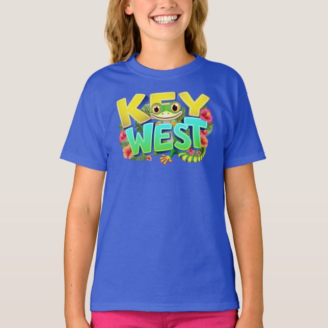 Camiseta Key West Gecko Florida (Frente)