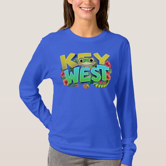 Camiseta Key West Gecko Florida (Frente)