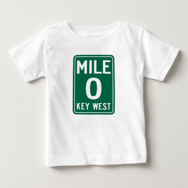 Camiseta Key West Milha 0, Flórida EUA (Frente)
