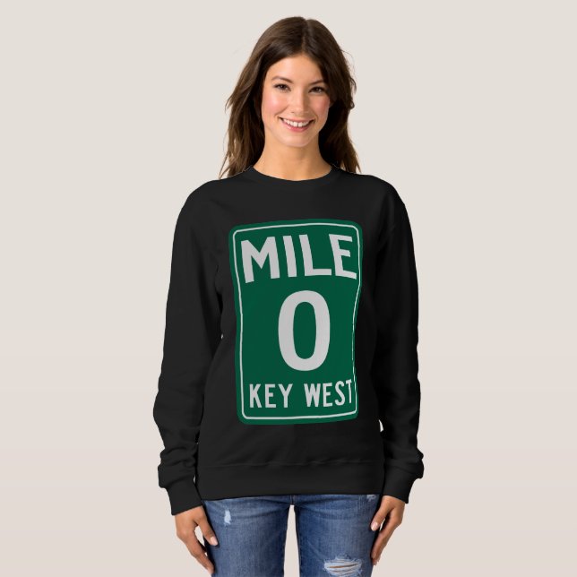 Camiseta Key West Milha 0, Flórida EUA (Frente Completa)