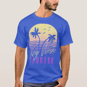 Camiseta Key West South Florida Vintage Tropical Sunset Pal