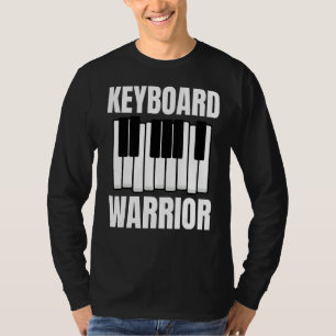 Camiseta Keyboard Warrior Synth Music Producer Synthesizer