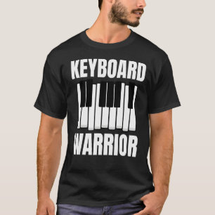 Camiseta Keyboard Warrior Synth Music Producer Synthesizer