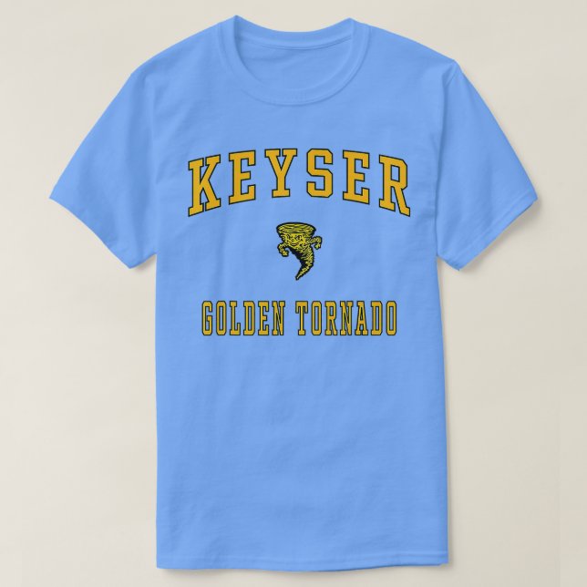 Camiseta Keyser High School Golden Tornado  (Frente do Design)