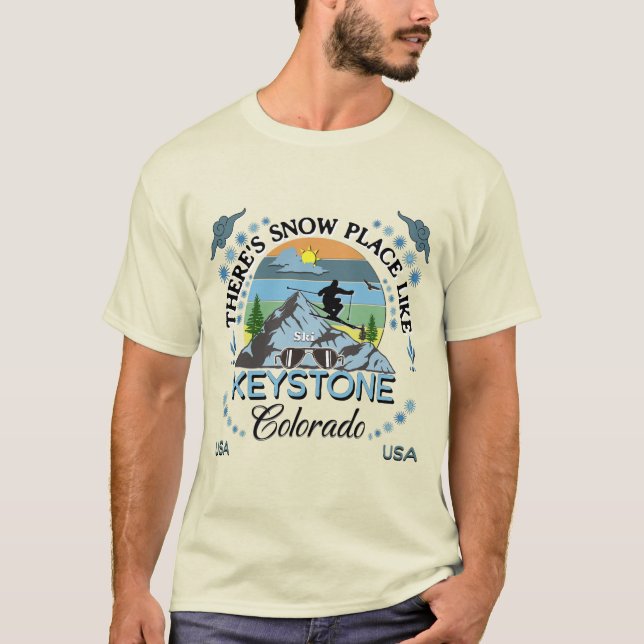 Camiseta Keystone Colorado Ski (Frente)