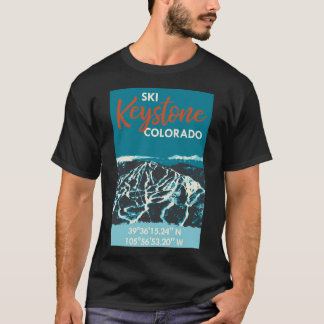 Camiseta Keystone Mountain Vintage Poster