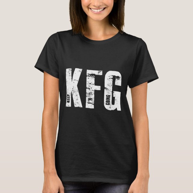Camiseta Kfg Keep F'n Going Military Style  (Frente)