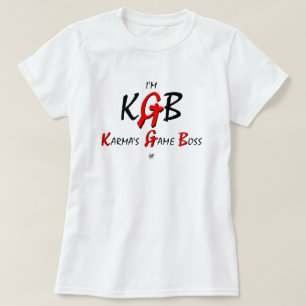 Camiseta KGB & karma pun v1