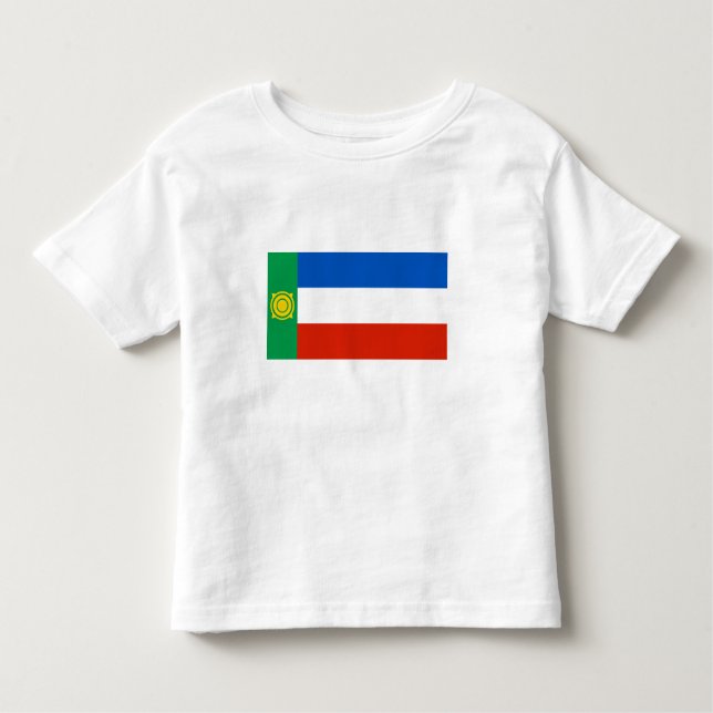 Camiseta Khakassia Flag (Frente)